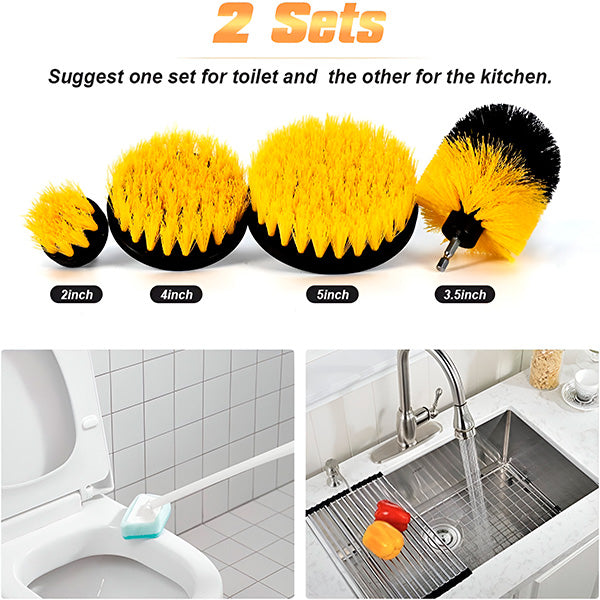 Set četki za čišćenje za bušilicu DRILLBRUSH (3 komada)